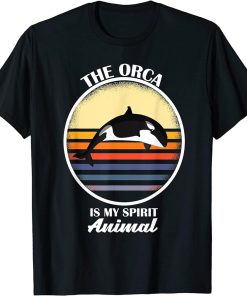 The orca is my Spirit Animal - Orca Design T-Shirt