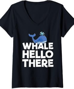 Womens Funny Orca Lover Graphic for Women Men Kids Orca Lover V-Neck T-Shirt