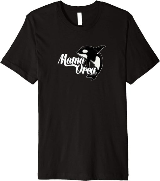 Cute mama Orca design - Fun and cute animal tees. Premium T-Shirt